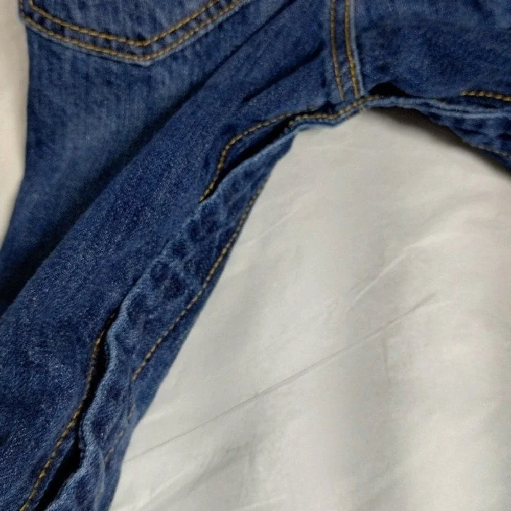 Old‎ Navy Denim Overalls Adjustable Straps Pockets Dark Wash 12-18 M